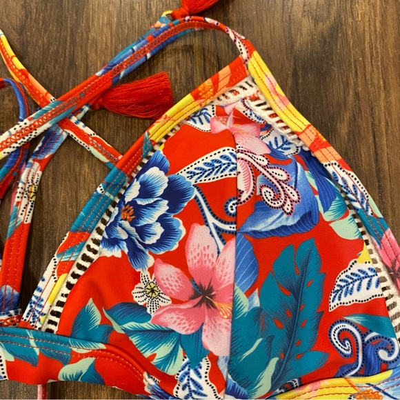 Quint Soul multicoloured bikini size medium cheeky swimwear crochet two piece - Picture 4 of 14